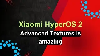 HyperOS 2 Advanced Textures in Control Center, Volume Panel & more 🌟🔥