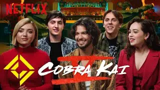 Cobra Kai Cast Reacts to Corridor Crew Punch for Punch | Netflix