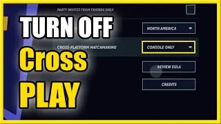 How to TURN OFF Crossplay or TURN ON Console ONLY in MultiVersus (Stop Cheaters)