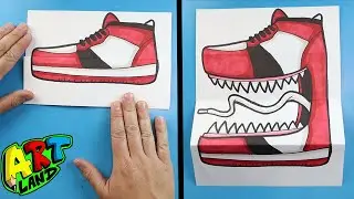 How to Draw a Sneaker Folding Surprise