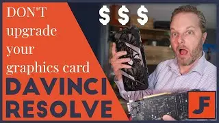 Dont buy a NEW GPU!!! Cheapest editing upgrade ever! Davinci Resolve 16 Studio