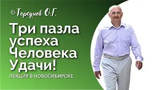 Три пазла Успеха Человека Удачи! Торсунов лекции. Смотрите без рекламы!