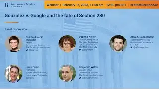 Gonzalez v. Google and the fate of Section 230