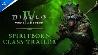 Diablo IV - Vessel of Hatred: Spiritborn Class Trailer | PS5 & PS4 Games