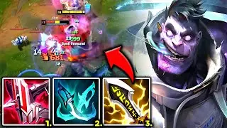 MUNDO TOP BUT MY E LITERALLY DOES 1500+ DAMAGE (AMAZING!) - S13 Mundo TOP Gameplay Guide