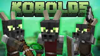 КОБОЛЬДЫ, ПОДЗЕМНЫЕ ДЕРЕВНИ И ТОРГОВЛЯ ! ПОЛНЫЙ ОБЗОР МОДА KOBOLDS НА MINECRAFT ГАЙД ПО МОДУ КОБОЛЬД