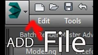 3dsmax File menu missing solved