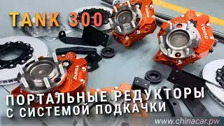 Сколько стоит доставка портального редуктора Tank 300 с подкачкой из Китая? #chinacarpw