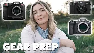 YouTube Video GEAR PREP - Photoshoot BTS - R6, C70, X100V