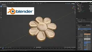 Make petal relief with Blender for your CNC machine