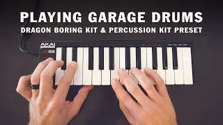 Playing Garage Drums | Dragon Boring Kit & Percussion Kit⁣