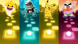 Baby Shark vs Crazy Frog vs Pikachu vs Hagemaru - Tiles Hop