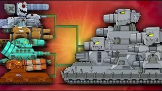 ОГРОМНЫЙ КАРЛ-44 ТРИ Головы VS Мега Танки - Мультики про танки