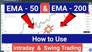 How to use EMA 50 and EMA 200 | Ema 50 strategy | Ema 200 strategy | Ema indicator strategy