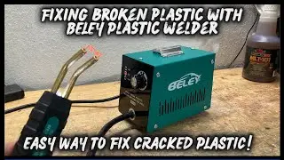 FIXING CRACKED/BROKEN PLASTIC WITH BELEY PLASTIC WELDER