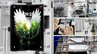 How A Folding Phone Is Made // Smartphone Factory Tour!