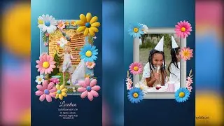 Blossom Bash Vibrant Birthday Instagram Story After Effects Template