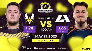 LIVE: Team Vitality vs Apeks [BO3] BLAST.tv Paris Major 2023: Champion Stage Semifinals [ENG/FIL]