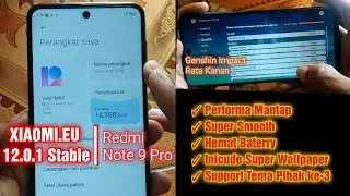 MIUI TERBAIK..! XIAOMI.EU REDMI NOTE 9 PRO.. Install & Review