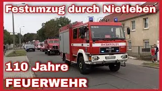 🚒Zwei neue ELW und 30 weitere Fahrzeuge🚨FESTUMZUG 110 Jahre FF Halle (Saale)-Nietleben🚒