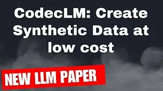 CodecLM Massively reduce Synthetic data generation cost | New Large Language Models (LLMs) Paper