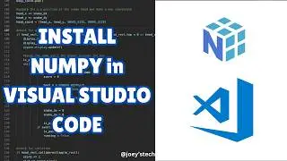 How to install Numpy in Visual Studio Code #numpy #python #vscode