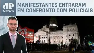 Congresso argentino interrompe debates da lei de Milei; Fabrizio Neitzke comenta