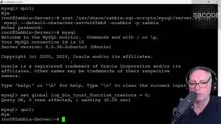 Create the Initial Database : Zabbix 7 LTS