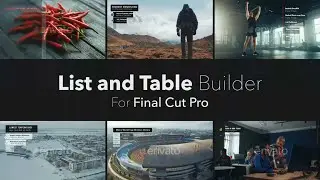 Top 10 Lists and Tables Builder ( Final Cut Pro X )@abc_film