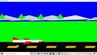 Airplane Crashing Open_GL / Computer Graphics Project With Source Code