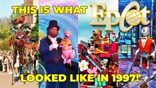 Restored VHS Home Movie: This Is What EPCOT Disney World Looked Like in 1997! (HD 60FPS)