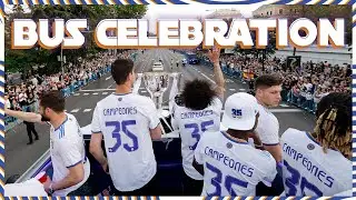 INSIDE Real Madrids BUS CELEBRATIONS | LaLiga champions!