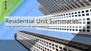 Creating Residential Unit Summaries with Spreadsheet Link