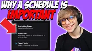 How To Make A Stream Schedule?