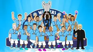 🏆MAN CITY WIN THE CHAMPIONS LEAGUE!🏆 (1-0 vs Inter Milan 2023 Goals Highlights Rodri)