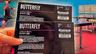 Сравнили BUTTERFLY TENERGY 05 (TBE и Внутренний японский рынок JAPAN)