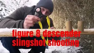 figure 8 descender / slingshot shooting / edc / ott