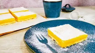 Lemon squares | bars / Sand base and lemon custard