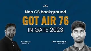 Non-CS Background got AIR 76 in GATE 2023