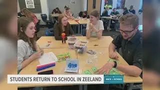 Students return to Zeeland Public Schools on Wednesday