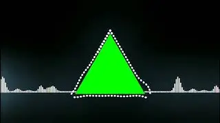 Audio Spectrum Visualizer Green Screen HD 2020 | Green Screen Triangle Audio Spectrum Visualizer