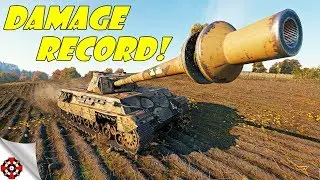 World of Tanks - P.44 Pantera DAMAGE RECORD! (WoT P.44 Pantera Gameplay)