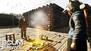 INSIDE THE CAMP! - Episode 4 - SCUM (Survival Season 2)