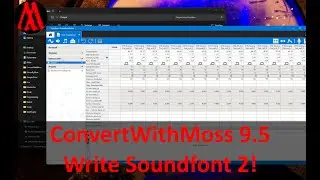 ConvertWithMoss 9.5: I did it! Write Soundfont 2!