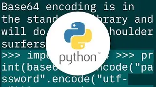 Hiding a password in a python script (insecure obfuscation only)