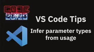 VS Code tips — The 'infer parameter types from usage' quick fix for JavaScript and TypeScript