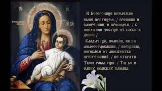 Икона Богородицы Козельщанская Тропарь общий Духовное песнопение