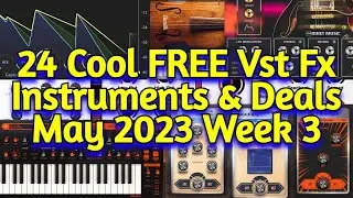 24 Best New FREE VST Plugins, Vst Instruments, Sample Packs & Best Plugin Deals - May 2023 Week 3