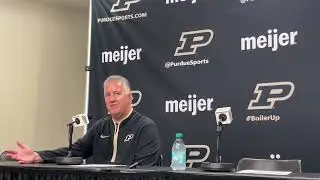 Purdue Men's Basketball Coach Matt Painter On What He's Learned About His Centers