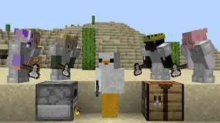 Minecraft Speedrunner VS 4 Hunters